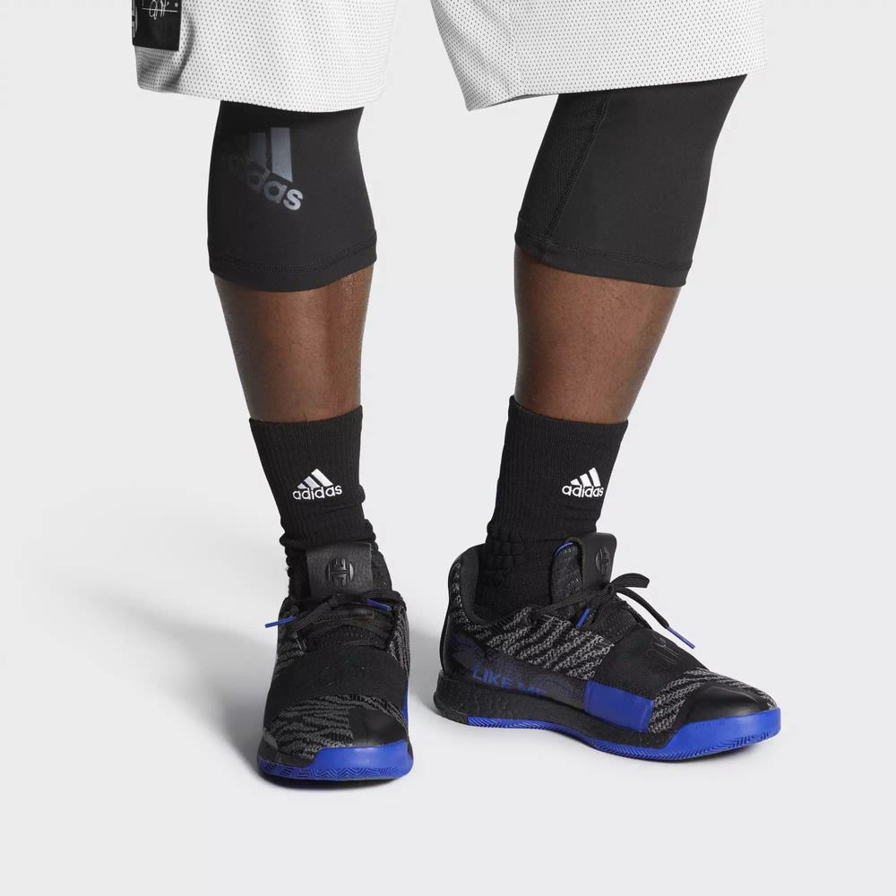 Adidas Harden Vol. 3 Tenis De Basketball Negros Para Mujer (MX-31840)
